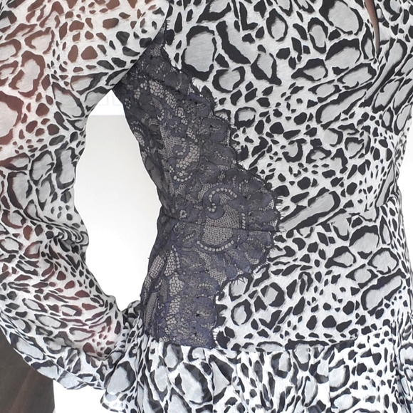 ๐ 2X HOST PICK ๐ BCBG MaxAzria Silk Party Dress - Picture 3 of 15